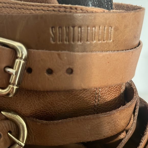 Santa Lolla Brown Leather Boots Size 6 - Picture 10 of 12